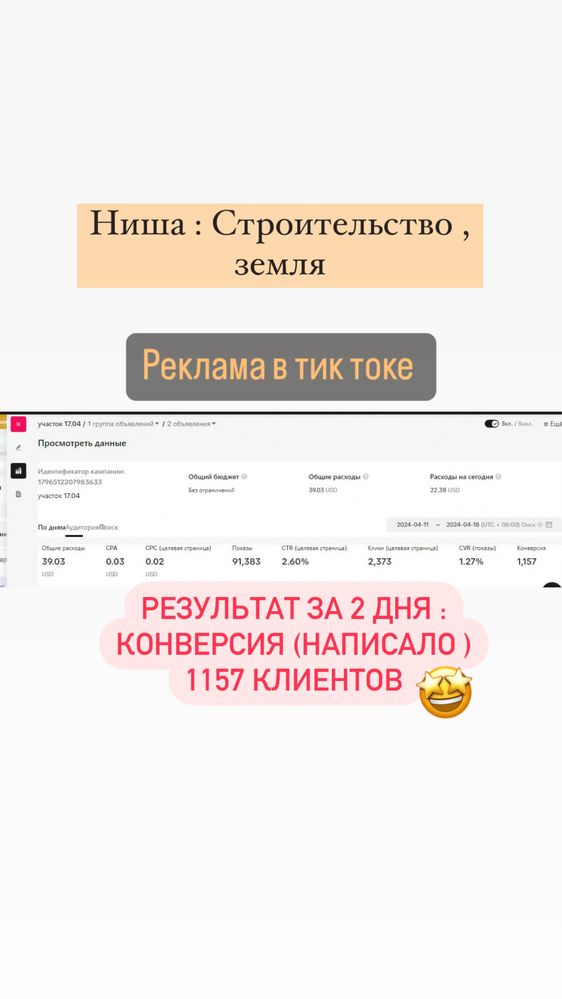 Таргет TikTok/Таргетолог / Реклама FB*Inst*TikTok