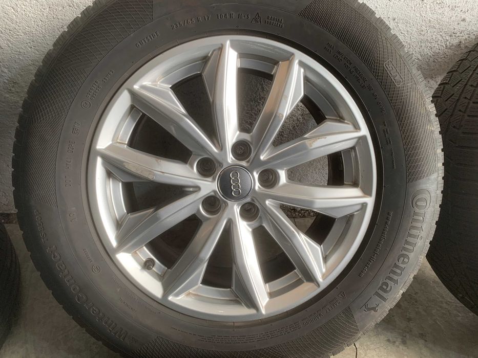 Jante originale Audi 17” Q5 - 235/65/17 iarna - A4, A6, Passat, Tiguan