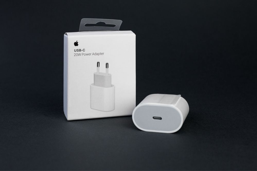 Оригинално зарядно/адаптер за/Apple iPhone/Айфон USB-C 20W FastCharge