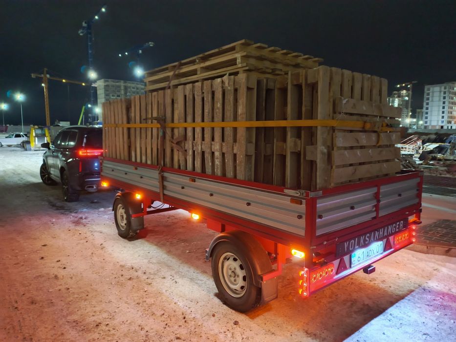 Прицеп двухосный с передней поворотной осью