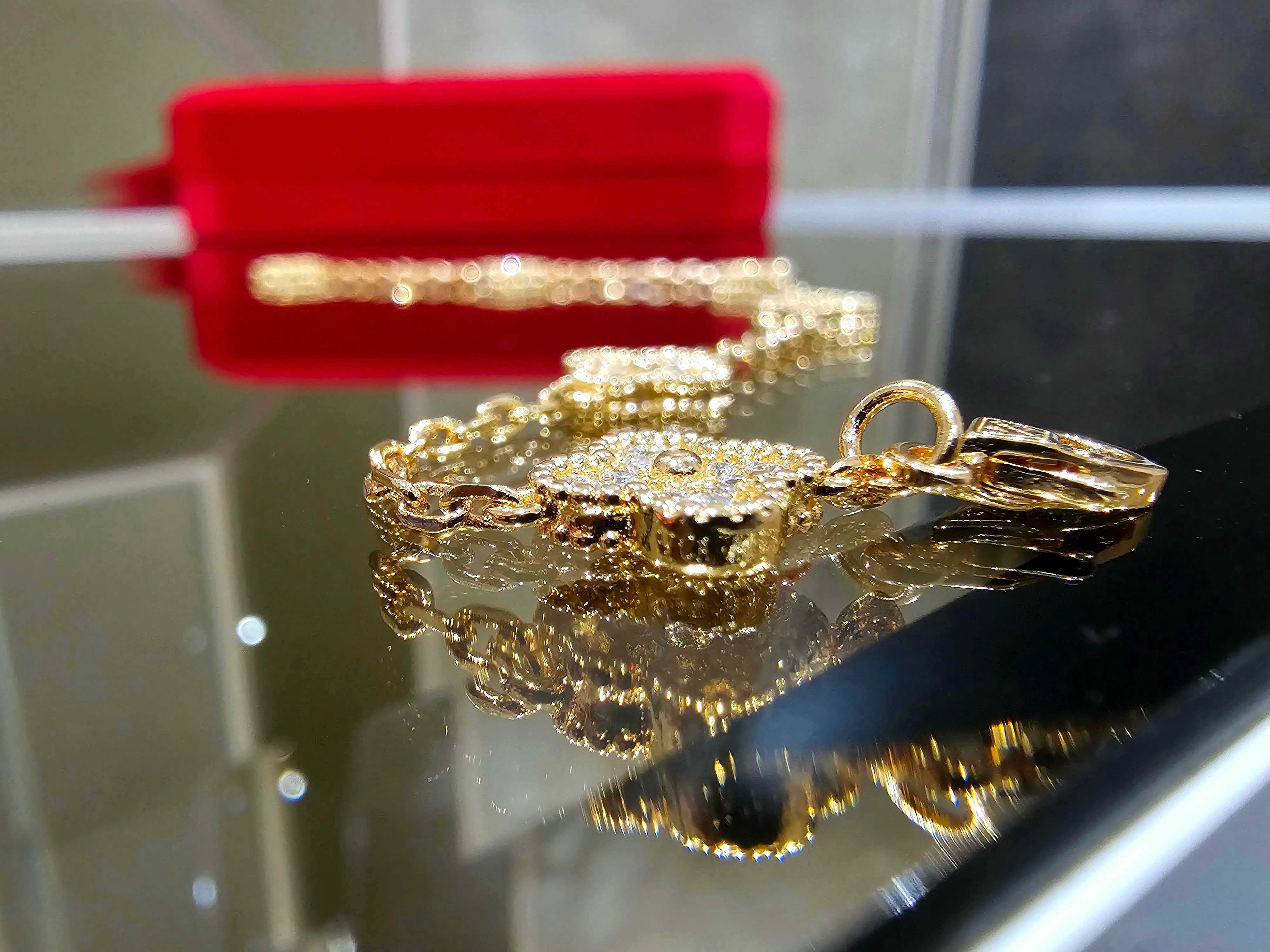 Van Cleef & Arpels VCA Rose Gold 6 Motifs Sweet Alhambra Дамска Гривна