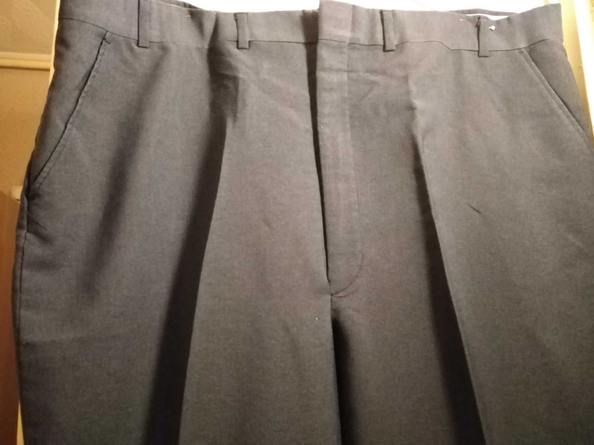 Pantaloni stofa culoare albastru petrol