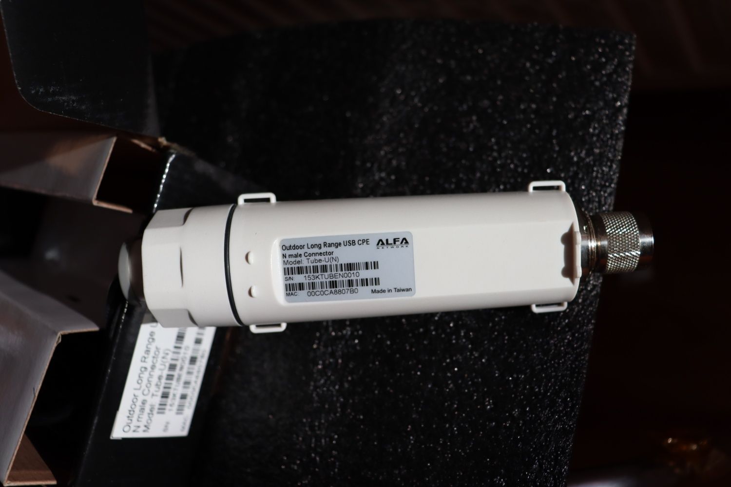Antena omnidirectionala 9dBi + Chipset Tube-U(N) Exterior 2.5GHz