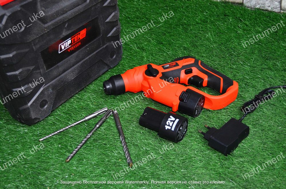 Аккумуляторный перфоратор Viptek 12в