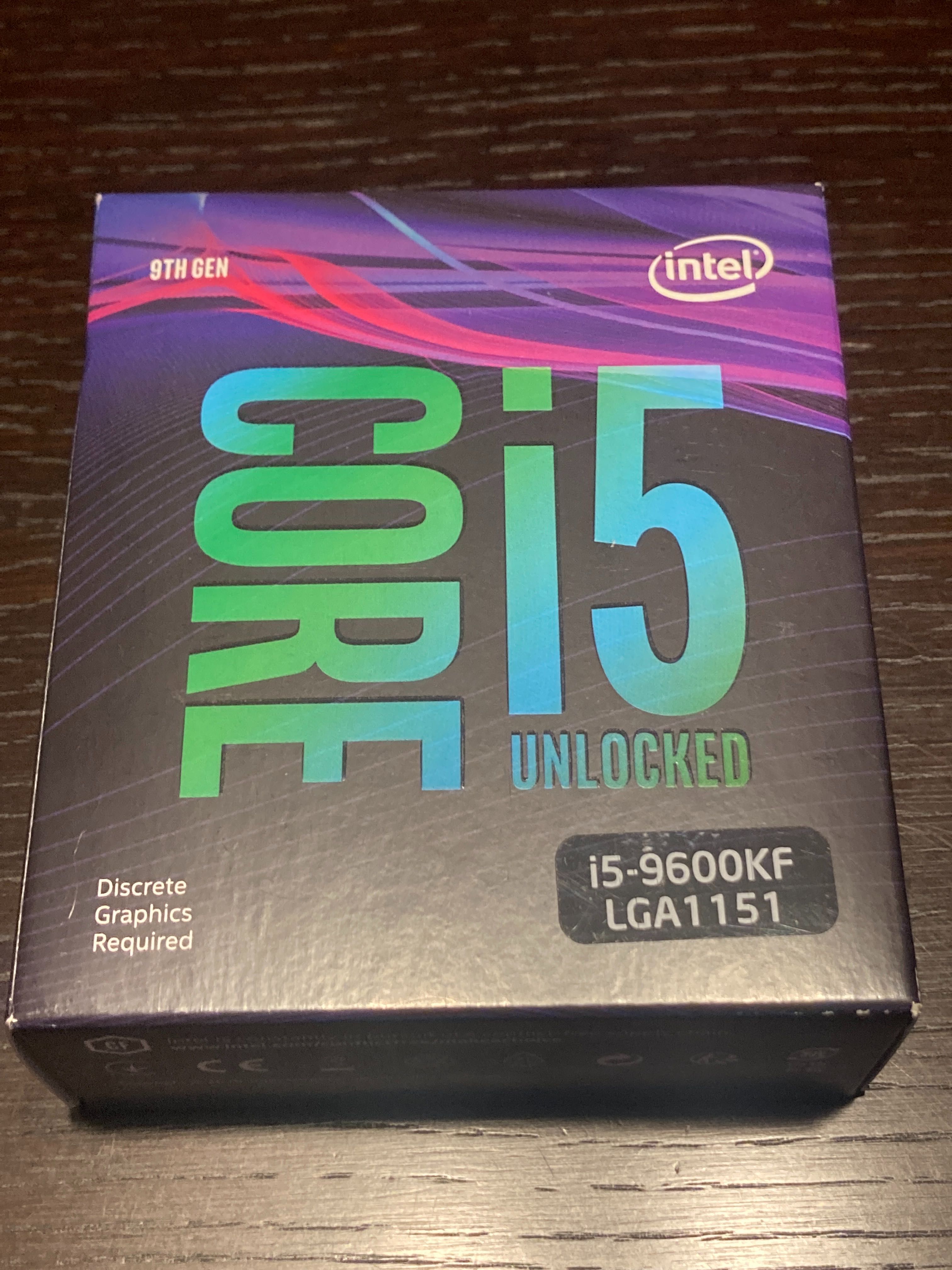 Intel core i5-9600KF unlocked