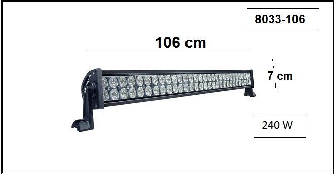 СУПЕР Мощен LED BAR 240W 106см