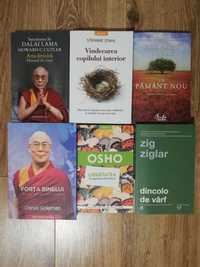 Carti dezvoltare, Eckhart, Osho, Dalai, ZigZiglar