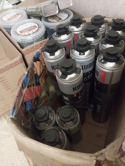 Продам монтажную пену кудо  есть очиститель пистолета кудо