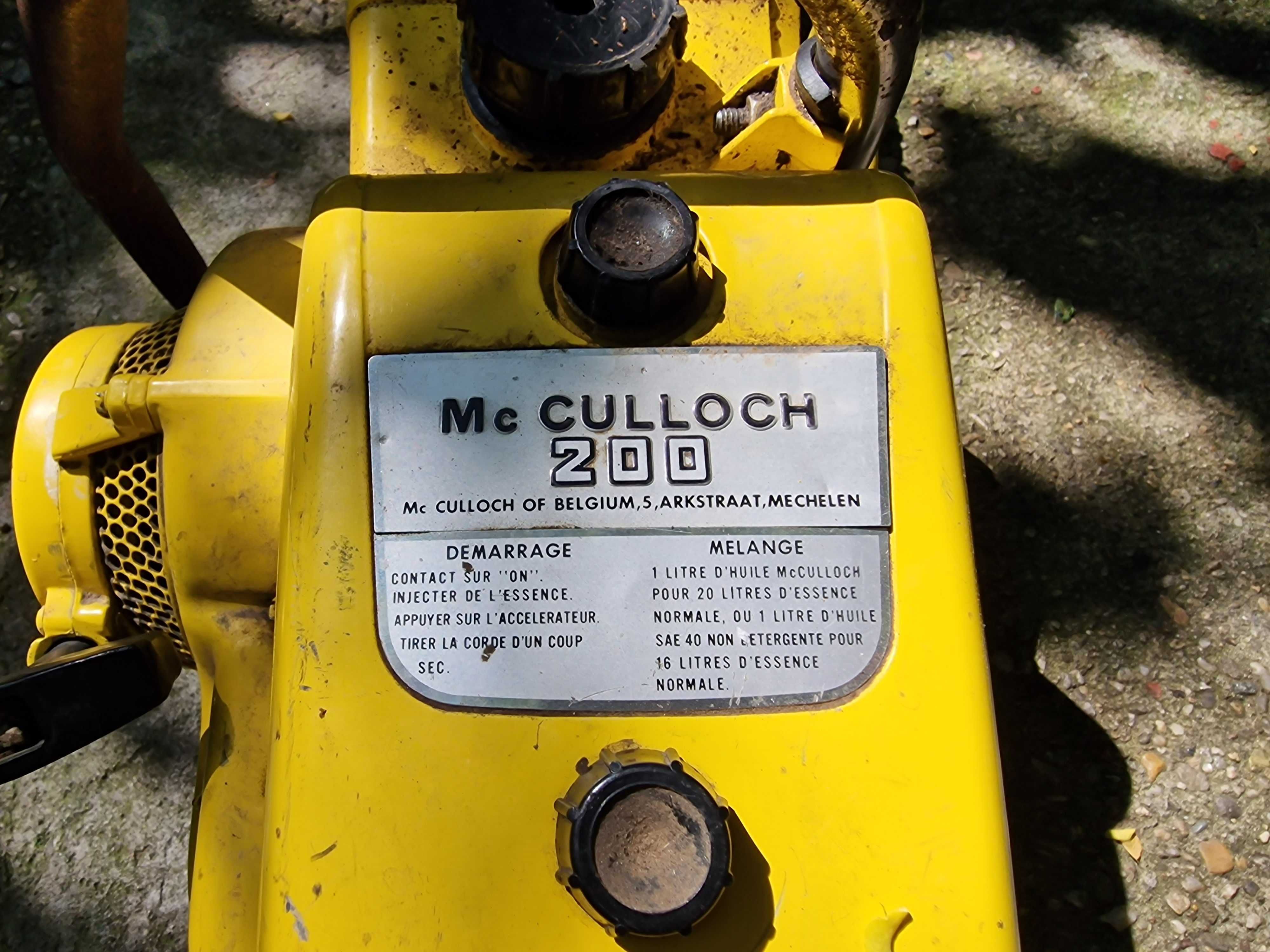 Drujba McCulloch 200 impecabila / 80cc / fabricatie 1963 USA