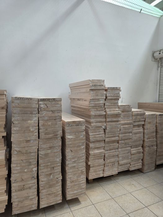 Trepte din lemn grosimea 4 cm fag/stejar