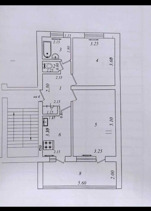 Купить двух комнатную на Юнусабаде, Юнусабад 8 квртал 2 линия, кирпич!