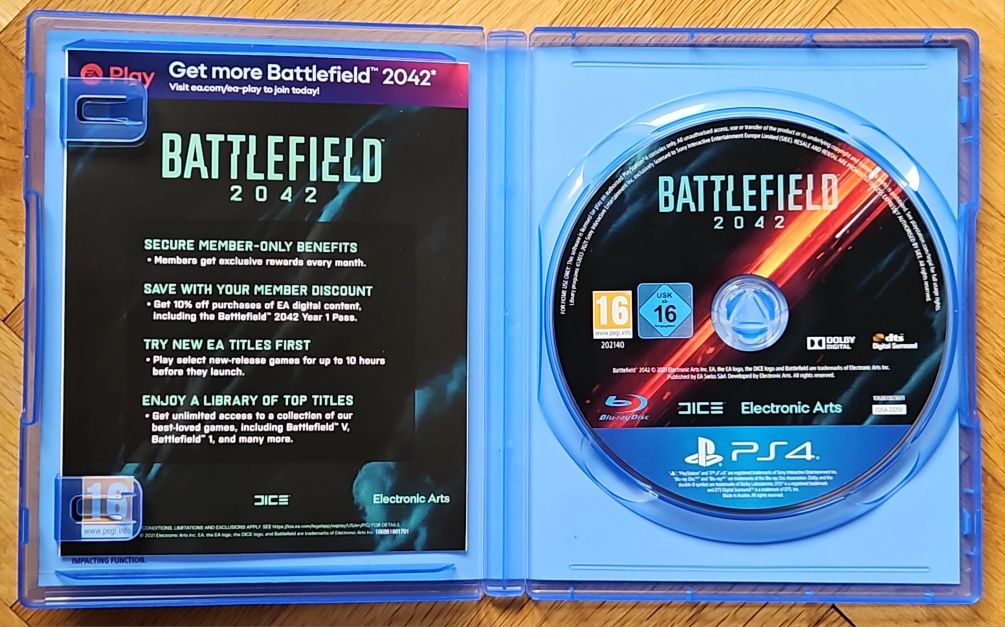Перфектен диск игра Battlefield 2042 PS4 Playstation 4 Плейстейшън