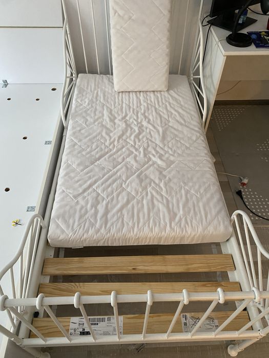 Pat copil Minnen Ikea somiera si saltea