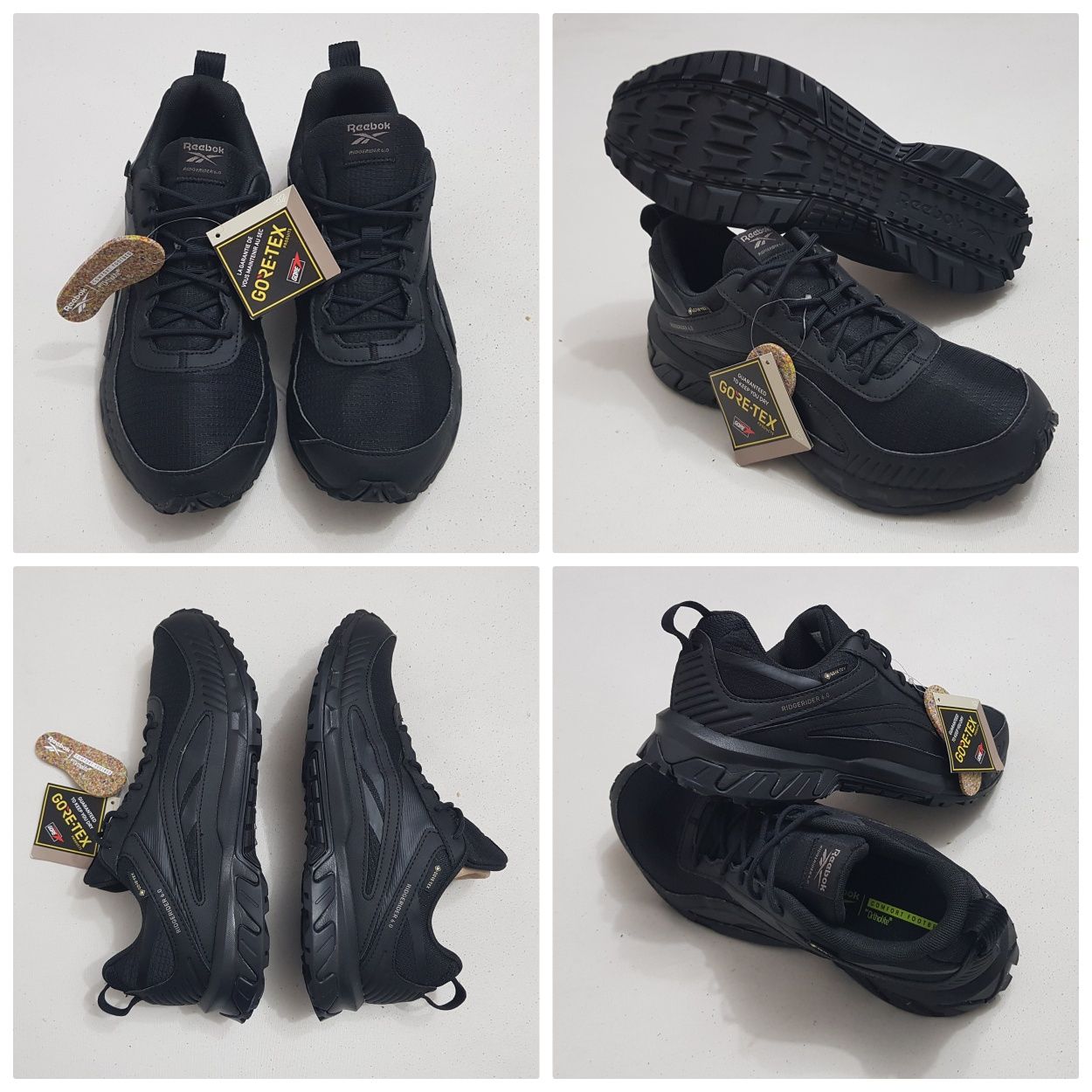 Ghete REEBOK Ridgerider 6 GORE-TEX Negru trekking  running nr 42, 5 EU