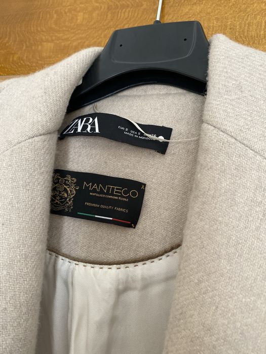 Palton Zara Manteco