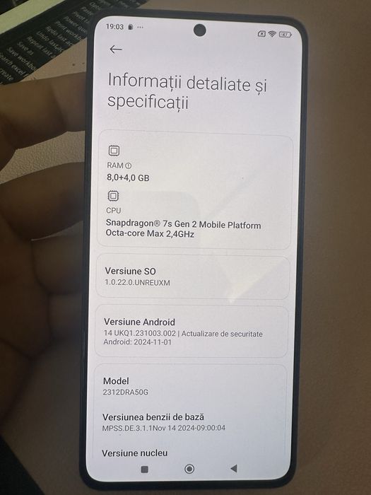 Xiaomi Redmi 13 Pro 256GB 8+4GB RAM impecabil fara uzura sau defecte