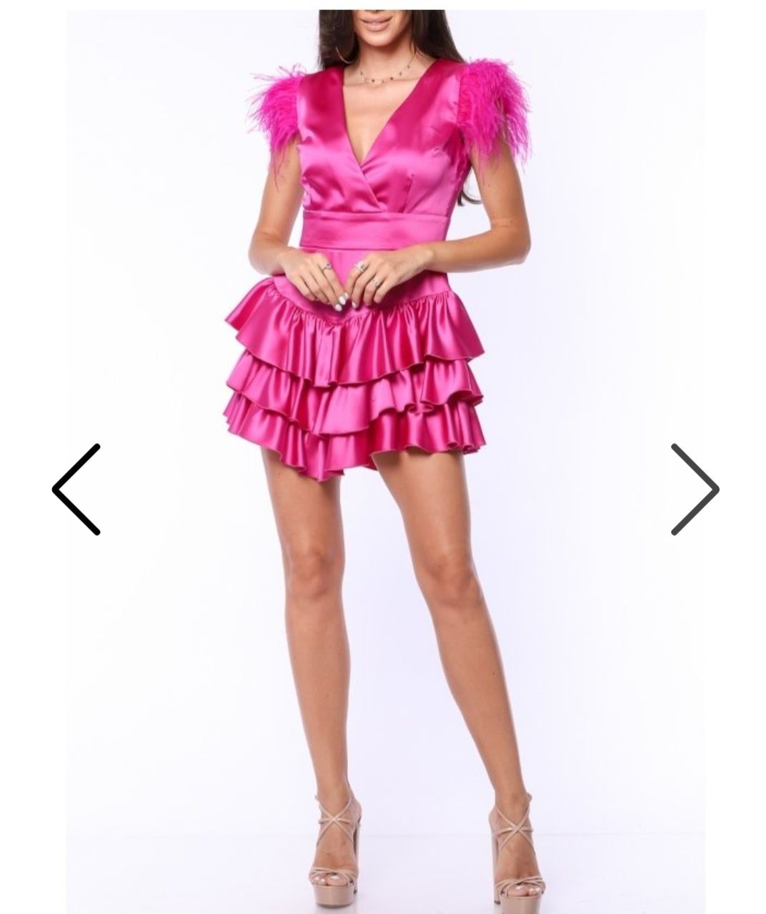 Rochie TGH marimea S Fuchsia 199 lei