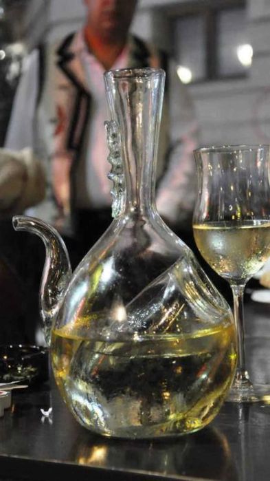 carafe vin cu buzunar pentru gheata