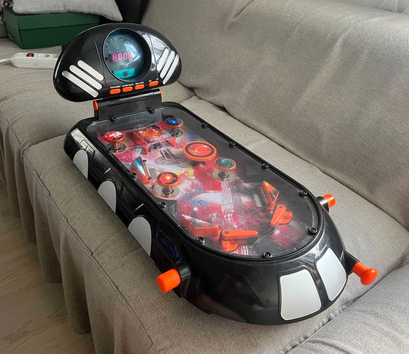 Consola joc pinball electronic cu afișaj LED, stare foarte bună