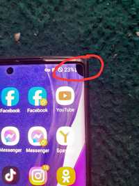 Samsung not 20 ultra 5G  aybi rasmda singan emas