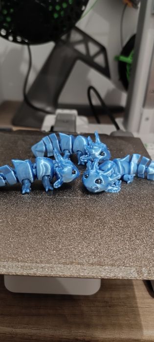 3Д Аксолотъл подвижна играчка