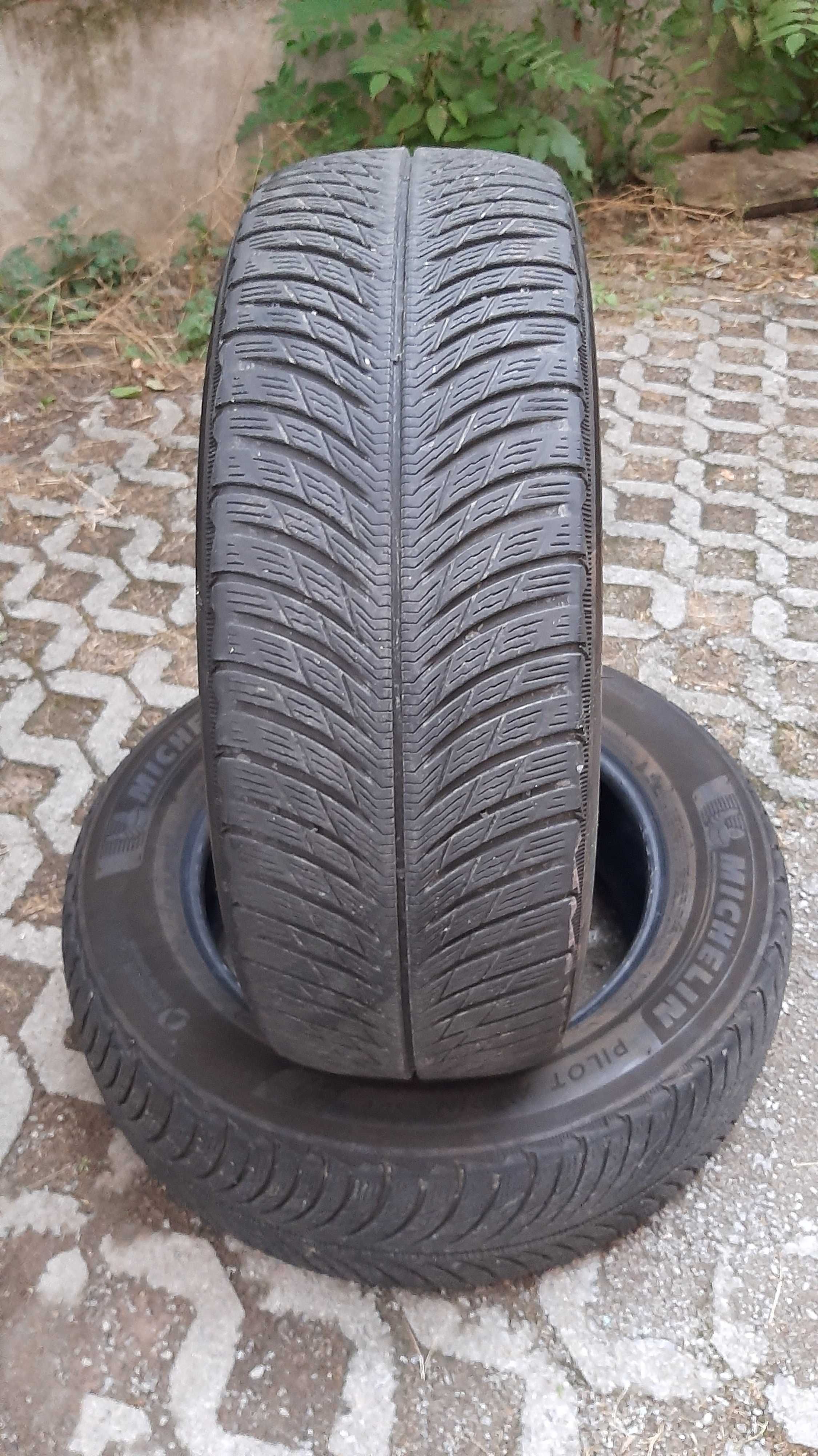 2 броя всесезонни гуми 225 60 17 Michelin dot21 като нови