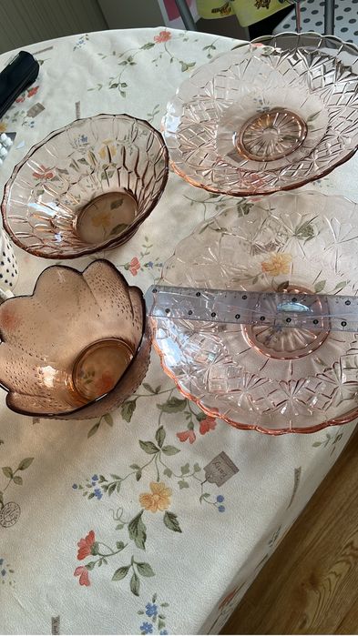 Сахарницы, СССР, раритет, вазы на ножках, кашпо, купоросное стекло