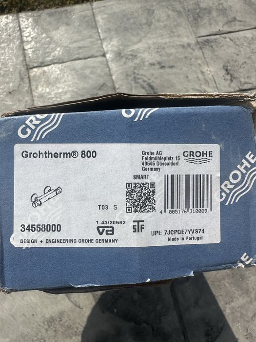 Baterie dus termostatata 1/2 Grohe