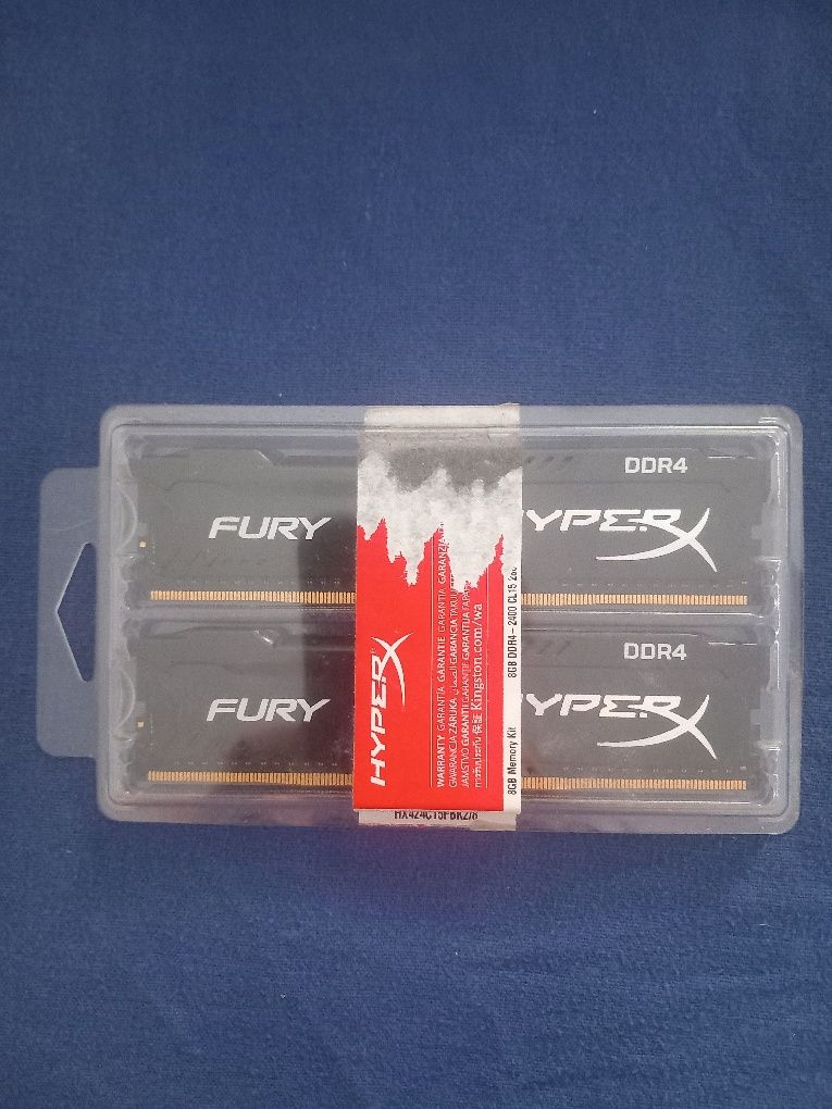 RAM hyperX fury 2x4