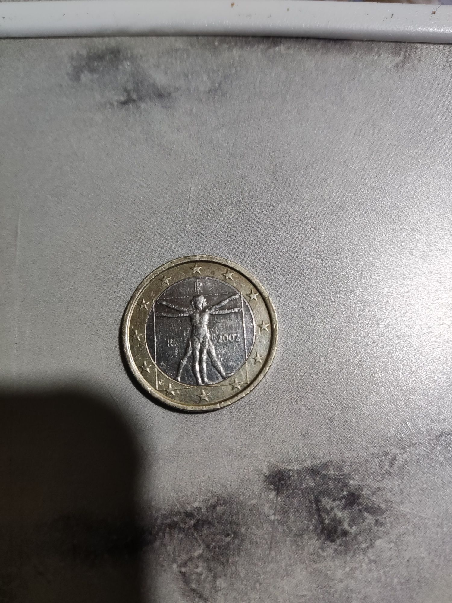 Moneda 1 Euro 2002 Leonardo de Vinci