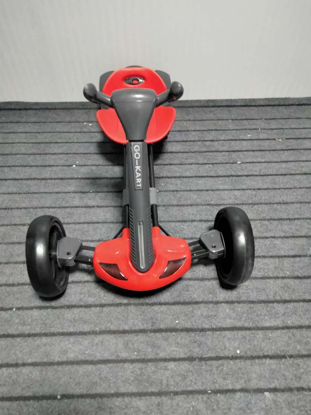 Go Kart electric pentru copii Kinderauto KT-001 45W pliabil RC BT #RED