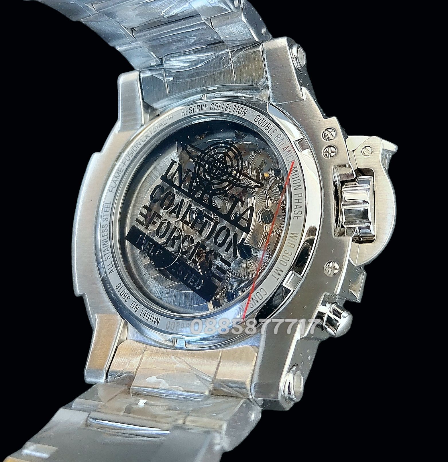 часовник INVICTA Reserve Man automatic с лунна фаза 59 мм, Инвикта нов