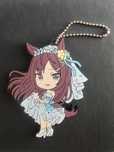 Резиновый брелок Mejiro Dober (Межиро Добер) из Uma Musume