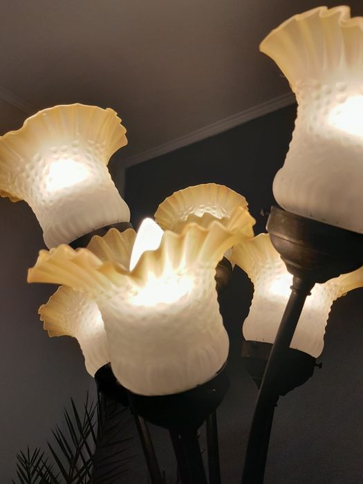 Lampa cu  6 lumini stil Tiffany super pentru cadou