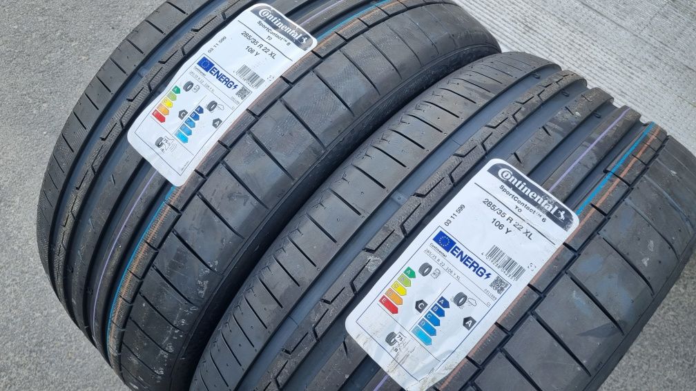 2бр Чисто нови летни гуми Continental Contakt 6  285/35R22
