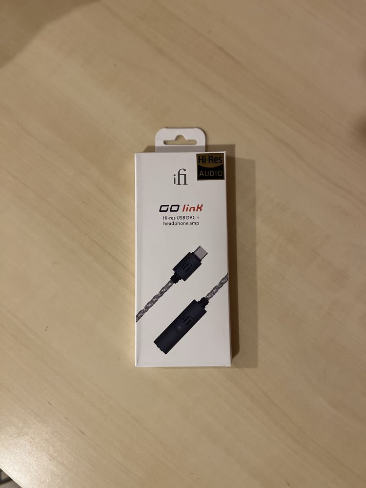 iFI GO LinK Hi-res USB DAC + headphone amp! Чисто Ново, Не Отваряно!
