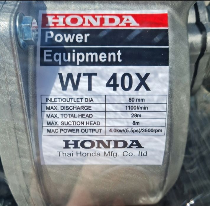 Motopompa pompa apa Honda