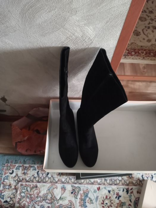 Дубленка и сапоги