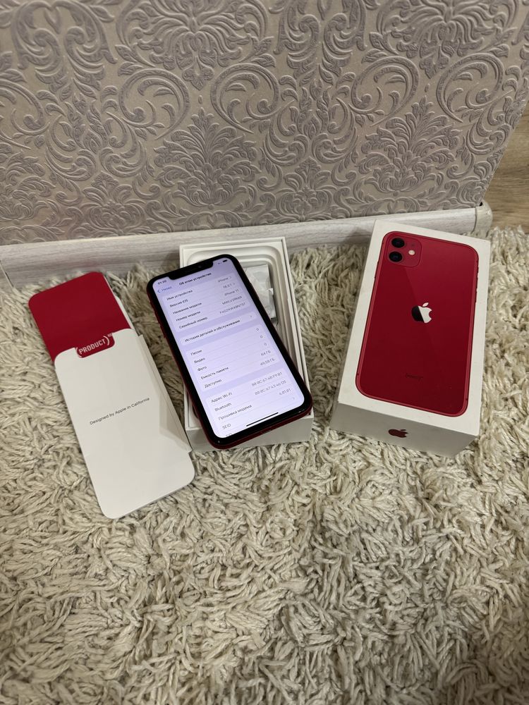 Айфон 11 iPhone 11 ВСЕ РАБОТАЕТ с коробкой Астана