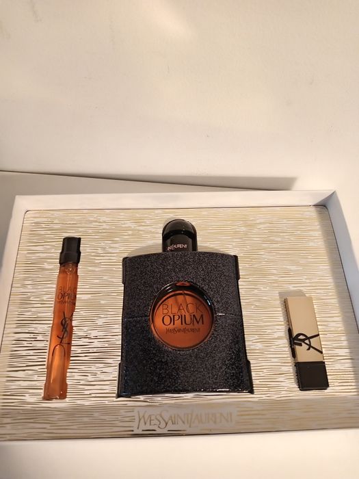 Set cadou parfum YSL BLACK OPIUM, original, sigilat