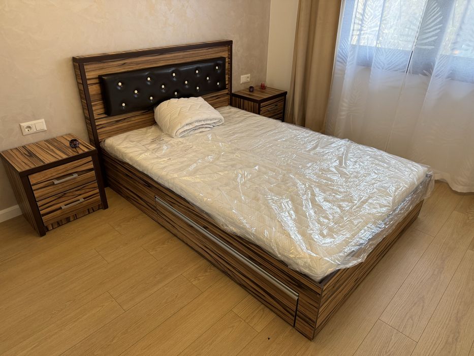 Pat dormitor 140x200 cu saltea