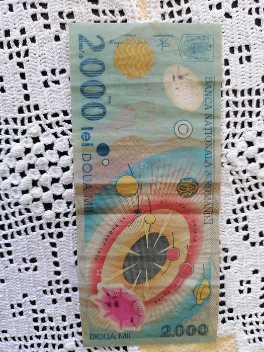 Bancnote colectionari -eclipsa din  1999, 500lei si 1000lei