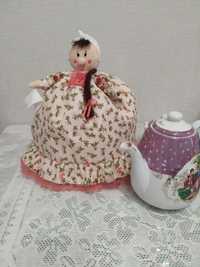 Подарок Кукла-грелка на чайник