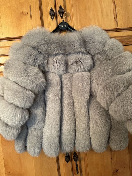 Haină de blană naturală, mărimea xl