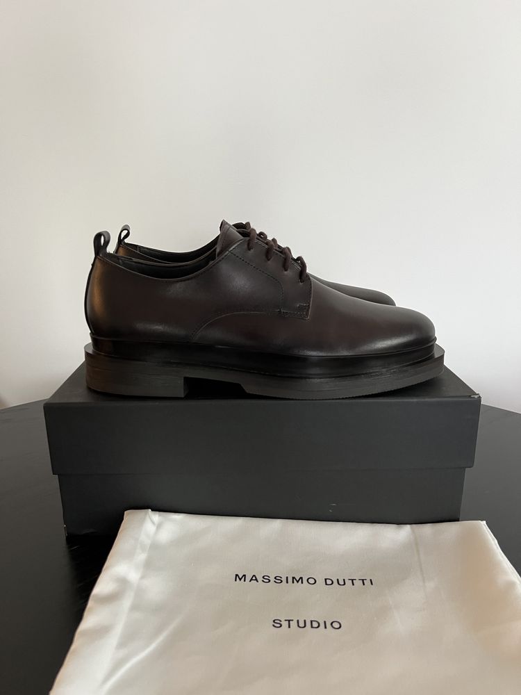 Pantofi Massimo Dutti Studio Brown