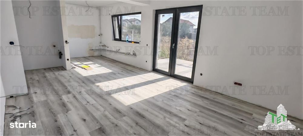 Apartament 2 camere si curte proprie de 80mp, in vila, cu toate utilit