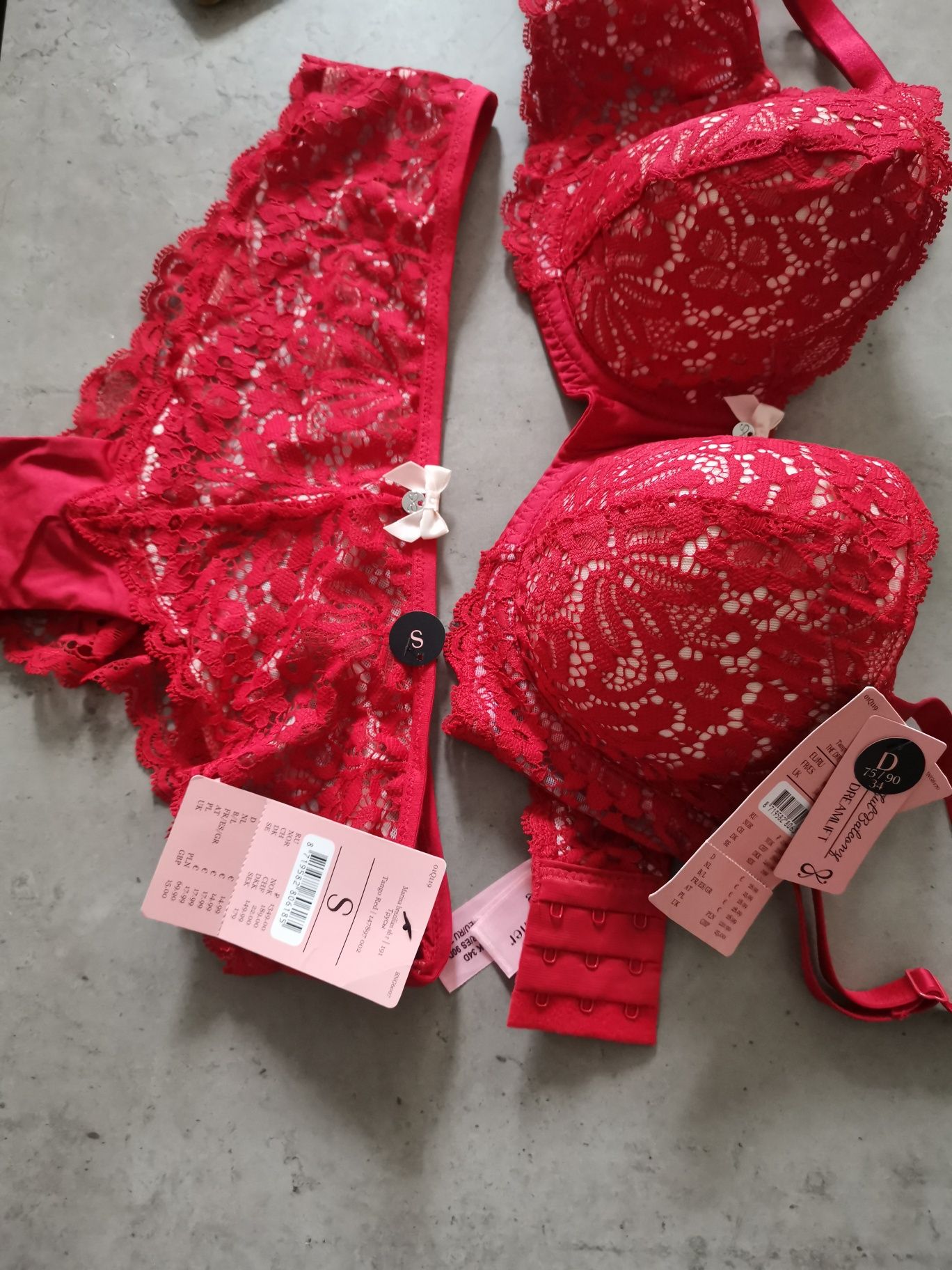 Set Hunkemoller 75D, Slip S nou