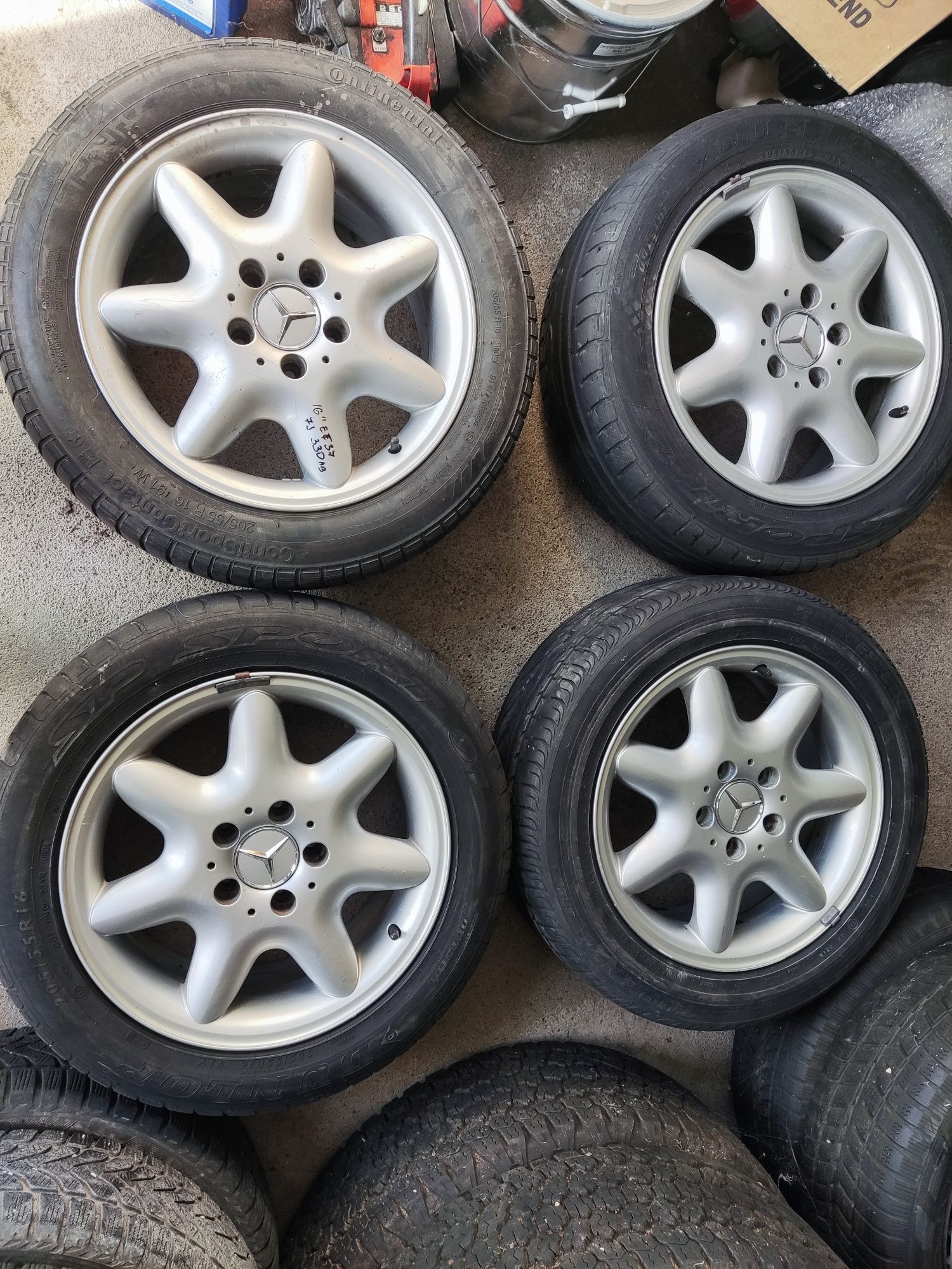 Оригинални джанти 16 ки 5x122 за Mercedes C class