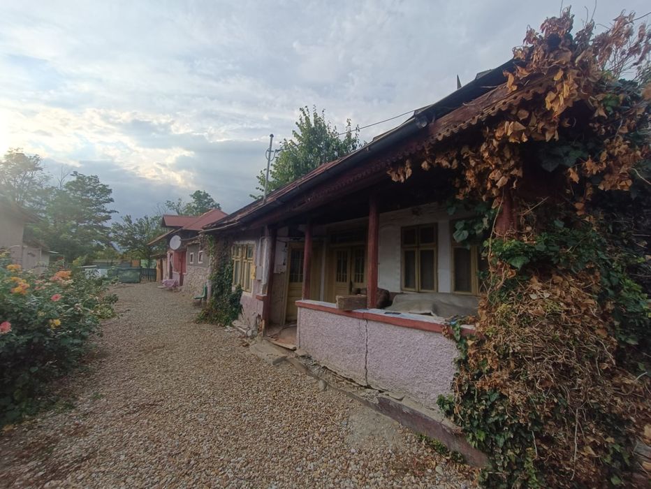 Vând casă cu curte