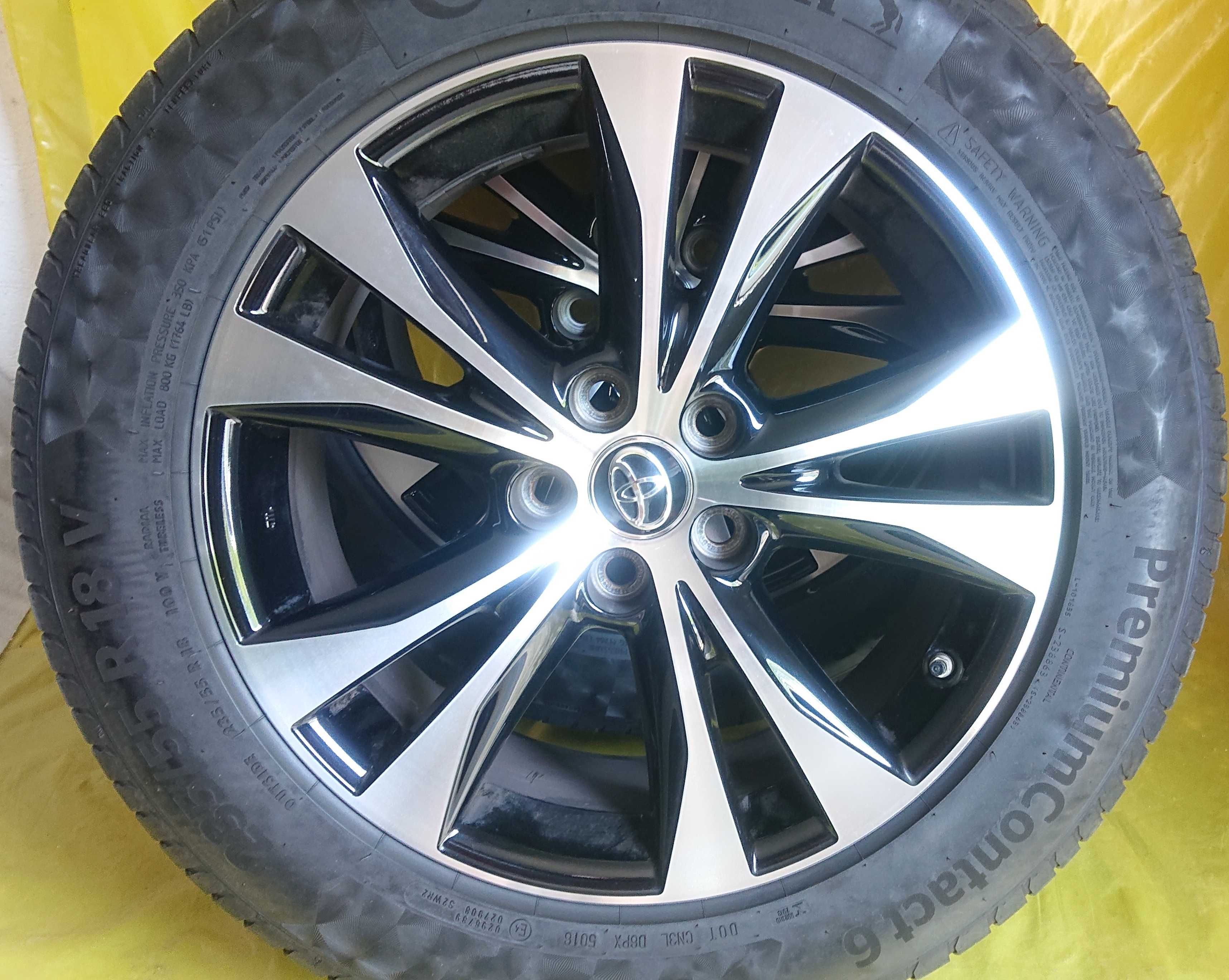 Jante 18" Toyota RAV4 senzori presiune anv Continental vara 235 55 18